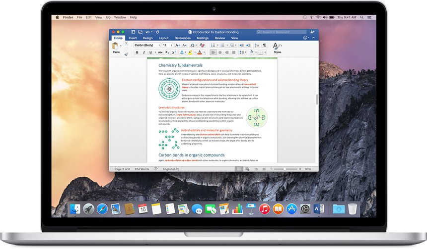 free office for mac 2016